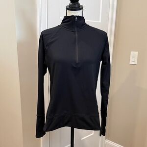 Mondetta Black Long Sleeve Quarter-Zip Top
